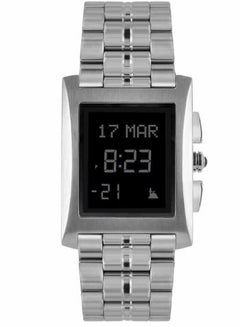 Alfajr Al Fajr Silver Steel Classic Watch WL-08S KSA | Riyadh, Jeddah