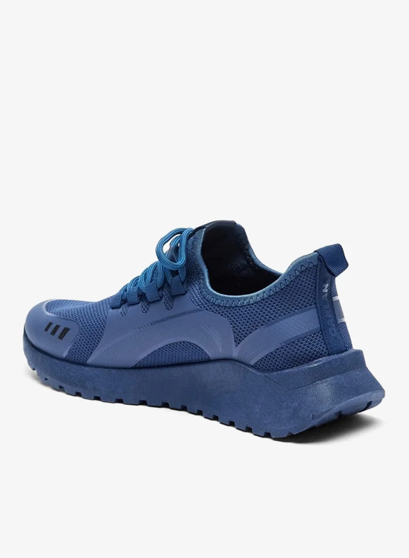 Oaklan by Shoexpress Panelled Walking Lace-Up Shoes