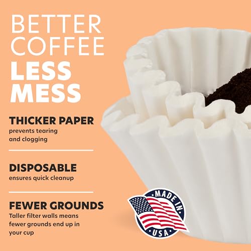 Tupkee Extra Large Coffee Filters – 13.75” x 5.25” – Fits Bunn 1.5–3 Gallon Commercial Coffee & Tea Machines – Chlorine-Free – No Overflow, No Tearing – 250 Count – For Restaurants, Cafés - Image 5