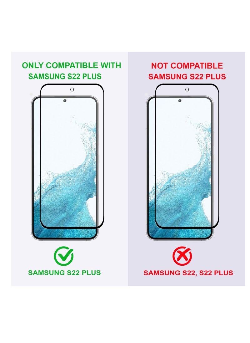 PRIMEEIGHT - PRIMEEIGHT Samsung Galaxy S22 Plus Screen Protector 6.6 Inch Display Ultra Thin 9H Hardness Tempered Glass S22+ Easy to Install HD Clear Screen Protector [ 2 PACK ] - Image 1