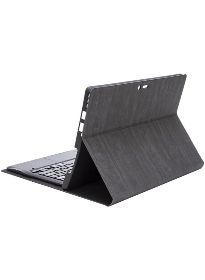 General Arabic and English Keyboard Cover Case Compatible with Surface Pro 4/5/6/7, Leather Tablet Protective Cover with Wireless Removable Bluetooth Keyboard & Trackpad Mouse  - Image 3