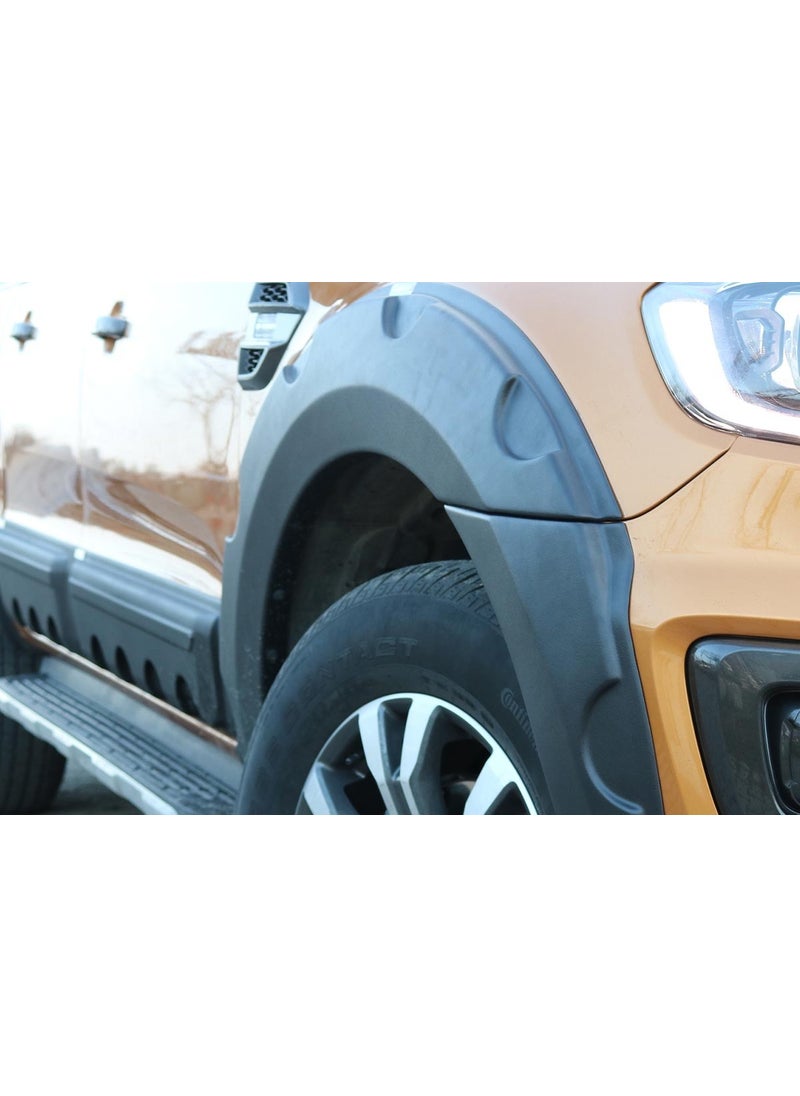 Omsa Ford Ranger Wildtrak Fender Docks with Screws 7 Piece Abs 2019 and Later  - Image 2