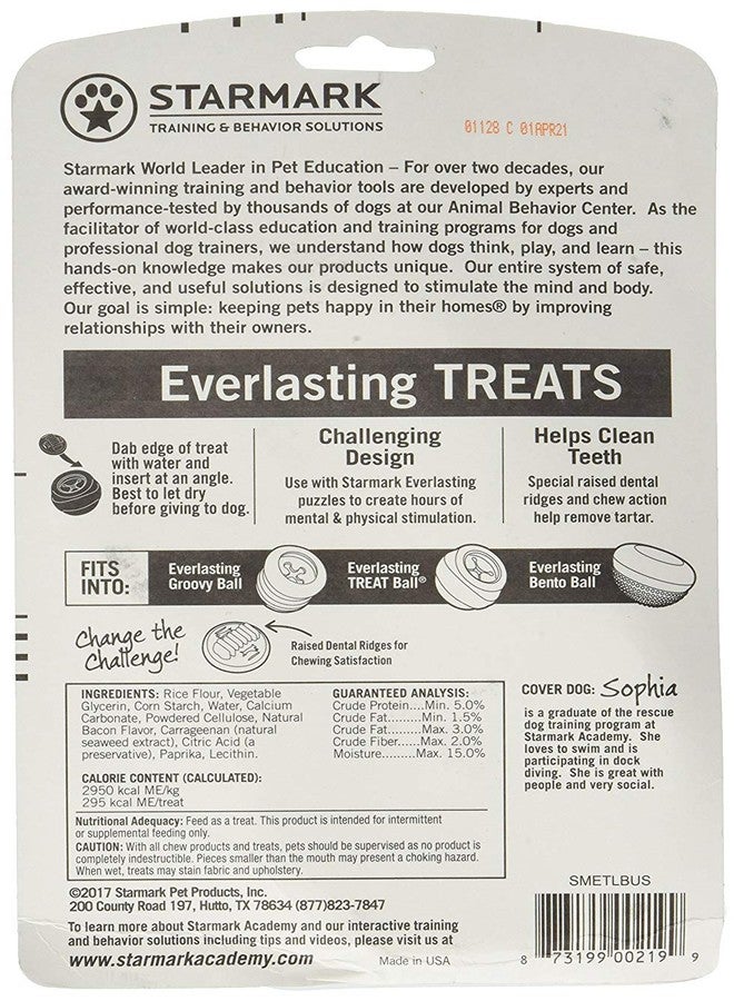 Starmark (3 Pack Star Mark Everlasting Bacon Dog Dental Chews, Large