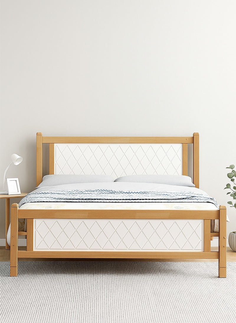 Karnak Premium Queen Bed – Elegant Modern Style, Comfortable Wooden Frame (150x190cm) - Image 2