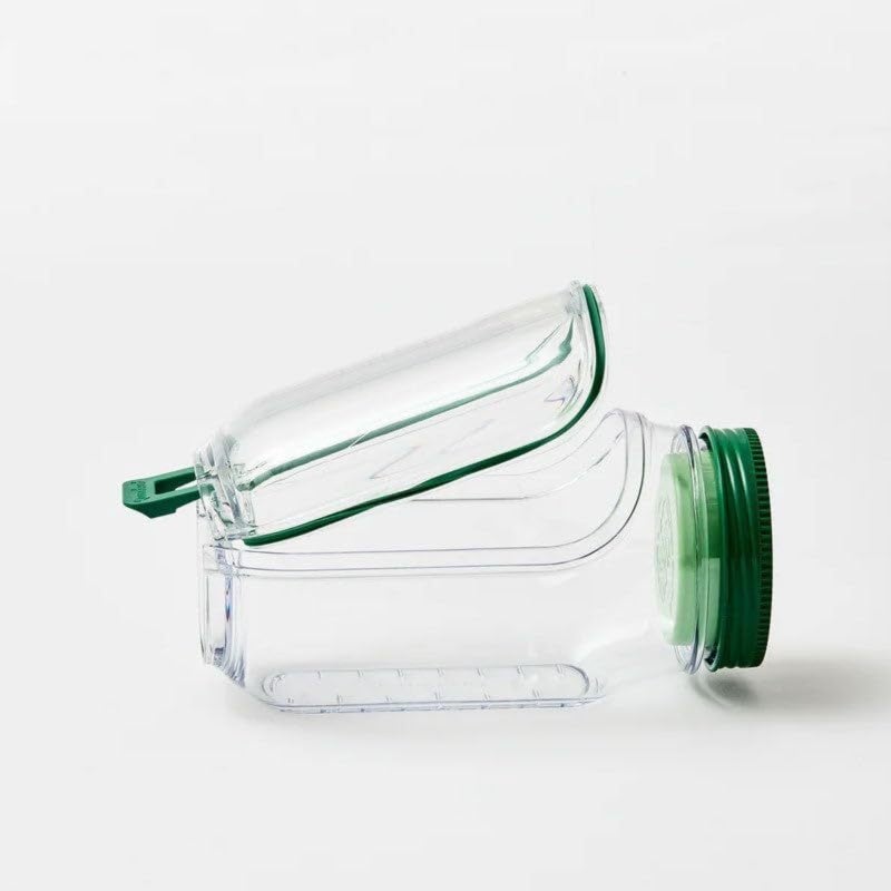 Side Open Salad Jar - 2.5 Oz Leakproof Dressing Compartment - Vertical Layering Design Salad Container - Convertible Lid Salad Bowl for Home Office Travel - Image 2