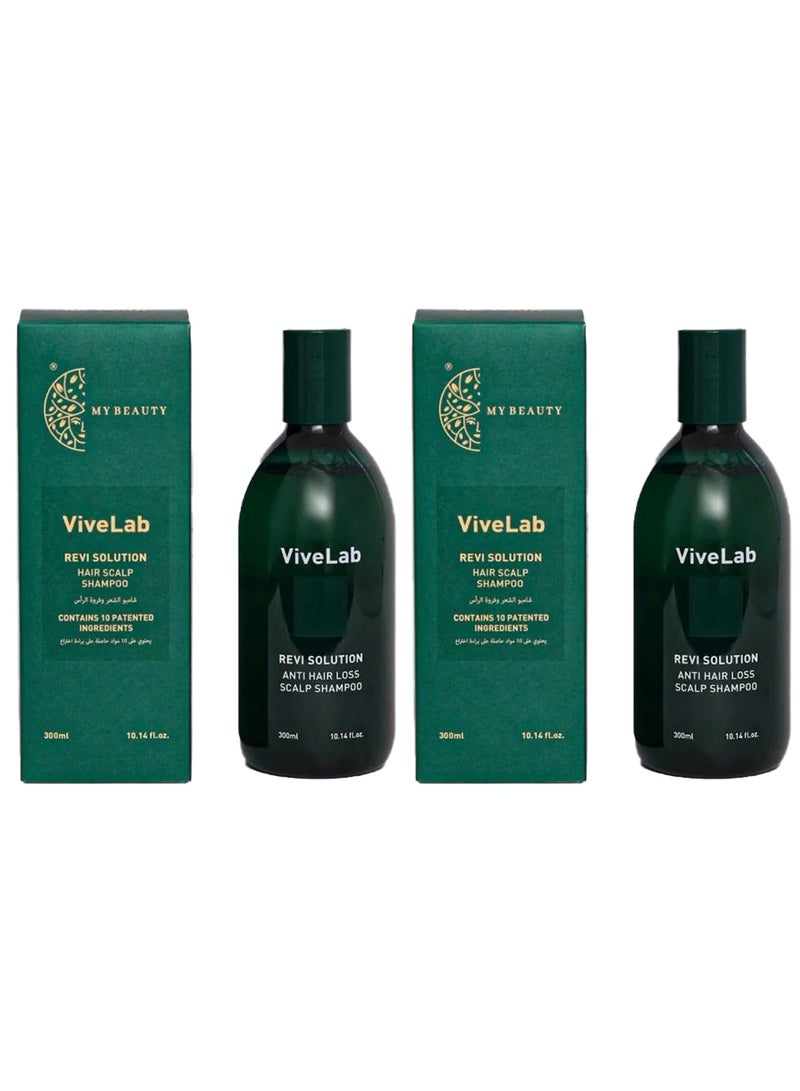 ViveLab 2-Piece Vivelab Revi Solution Anti Hair Loss Scalp Shampoo 300ml - Image 1