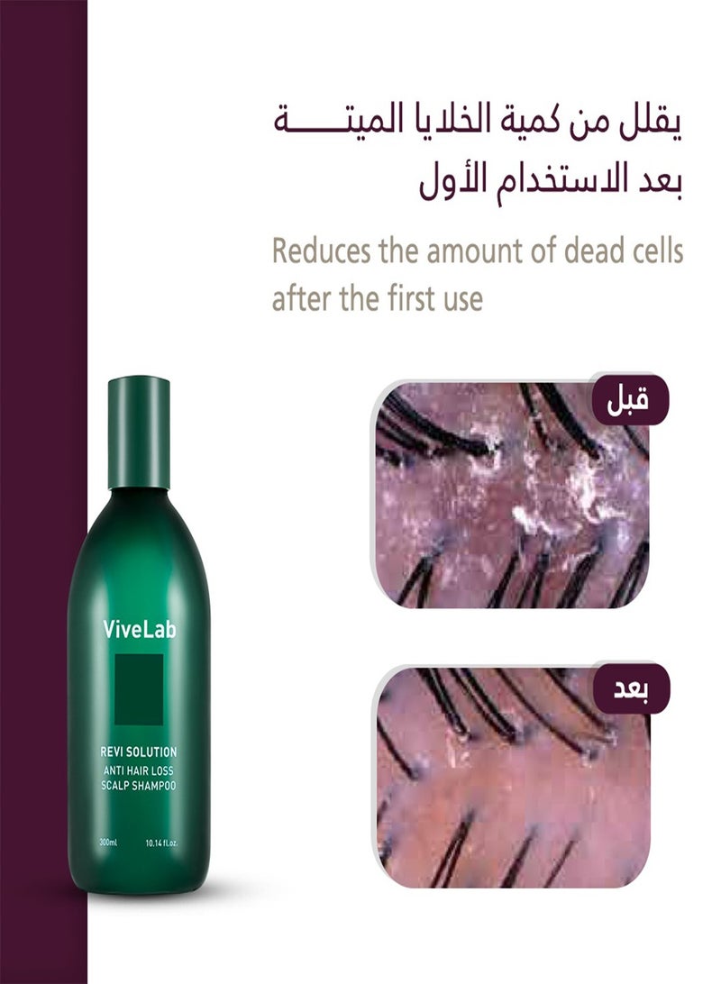 ViveLab 2-Piece Vivelab Revi Solution Anti Hair Loss Scalp Shampoo 300ml - Image 5