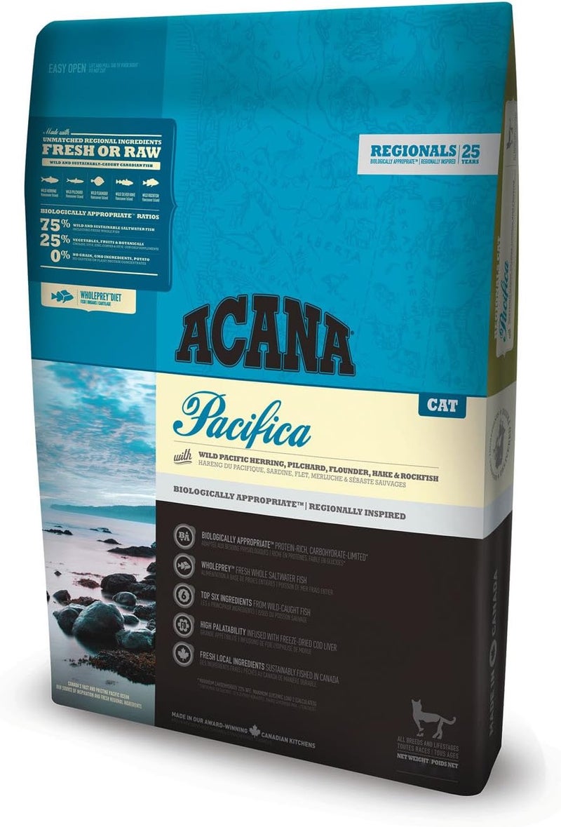 acana أكانا باسيفيكا طعام جاف للقطط عالي البروتين - 4.5 كجم - Image 1