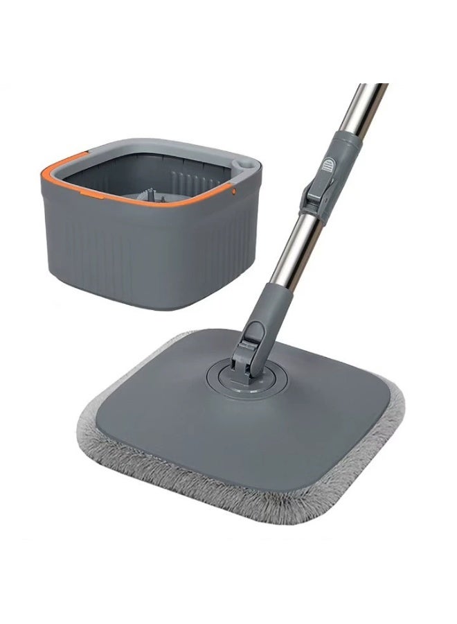 Household clean-dirty water separated flat rotating mop, hands-free lazy mop, dual wet & dry use, water separation mop bucket set - Image 1