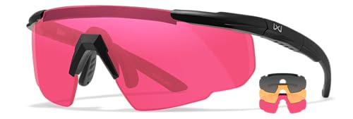 Wiley X │ Unisex │ Outdoor, Tactical Sunglasses │ Wrap Around Frame│ Saber Advanced│ Protective Eyewear│ Interchangeable Lenses - Image 1