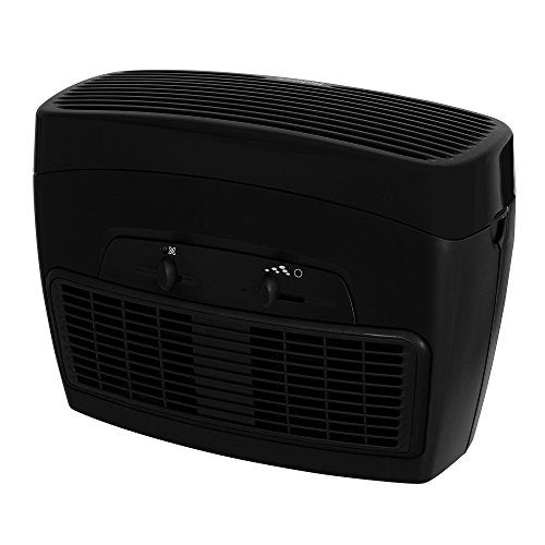 Holmes Desktop HEPA-Type , 3 Speeds plus Optional Ionizer small Air Purifier, HAP242B-U, Black - Image 2