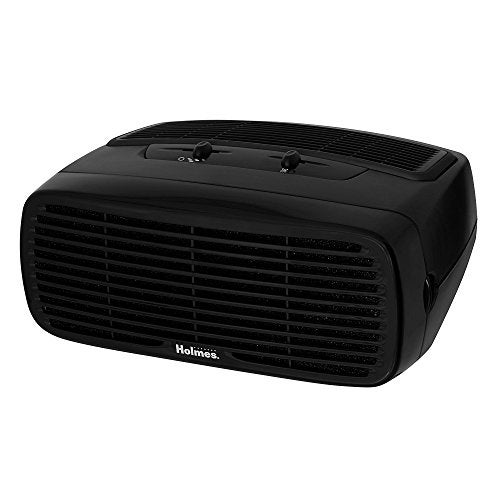 Holmes Desktop HEPA-Type , 3 Speeds plus Optional Ionizer small Air Purifier, HAP242B-U, Black - Image 1
