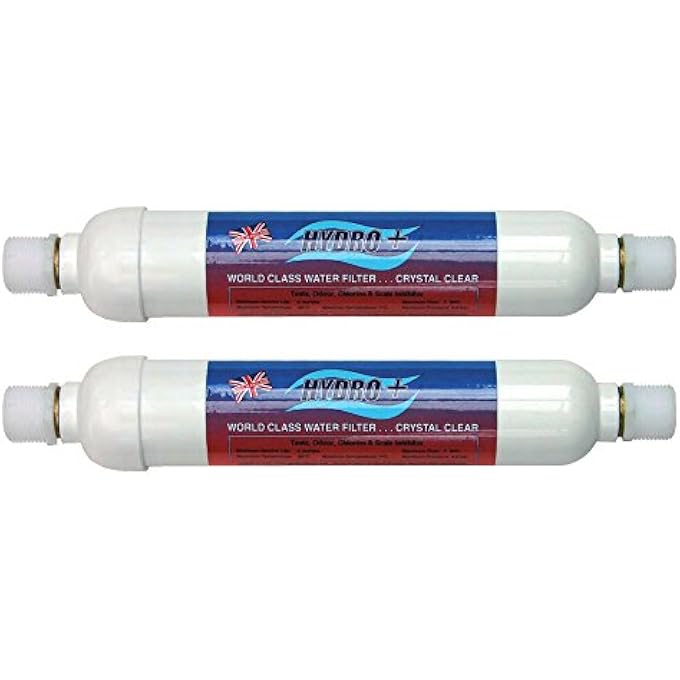فلتر مياه هيدرو 2 X H11Mc لآلات بيع القهوة وغلايات المياه يحتوي على وصلات ذكرية 34 Bsp للتوصيل بخراطيم نوع الغسالة، فلتر تقديم الطعام المثالي، صنع في بريطانيا