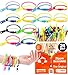 UpBrands 24 Fidget Toys Zipper Bracelets 75 Inches Easter Basket Stuffers Sensory Toys Bulk Set Neon Colors Kit for Birthday Party Favors for Kids Easter Egg Fillers - Image 2