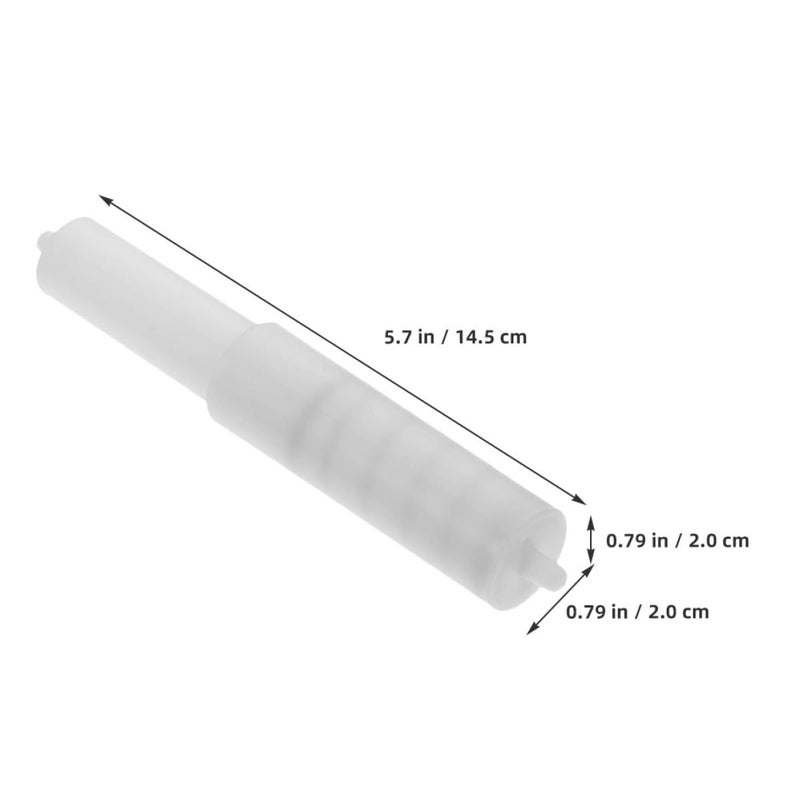 Sewroro 2pcs Toilet Paper Holder Roll Replacement Plastic Spring Rod Inserted Bathroom Accessory - Image 3