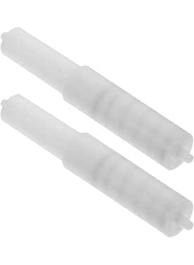 Sewroro 2pcs Toilet Paper Holder Roll Replacement Plastic Spring Rod Inserted Bathroom Accessory - Image 1