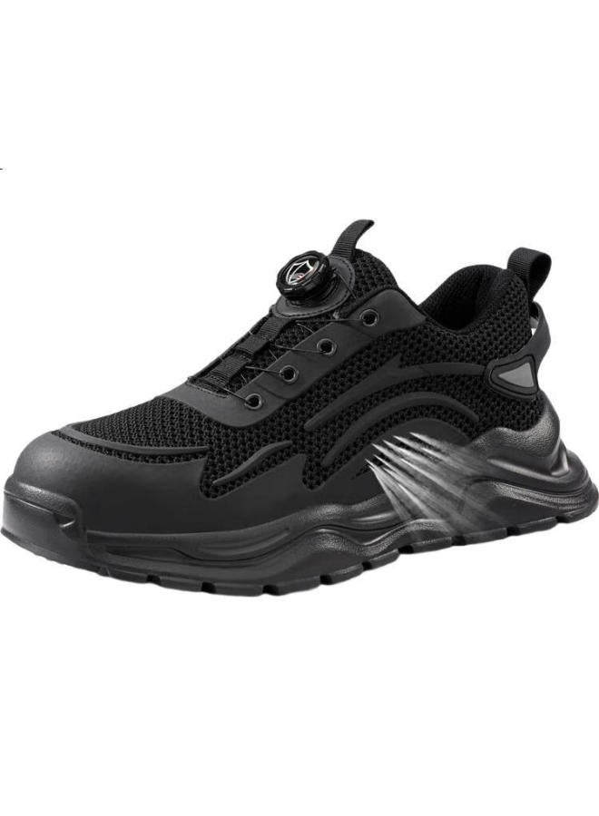 Blue Gull Shield Blue Owl Shield Safety Shoes For Men, Lightweight Breathable Steel Toe Cap Puncture-Resistant Construction Site Work Functional Shoes D211Bn 41 - Image 2