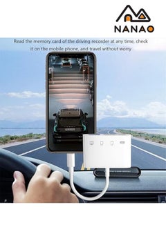 NANAO Lightning to SD Card Reader for iPhone,USB Camera Adapter 4 in 1 USB Female OTG Adapter Compatible SD/TF Card, Memory Card Reader Portable USB 3.0 Adapter,Sd Card Adapter with Fast Charging Port  - Image 2