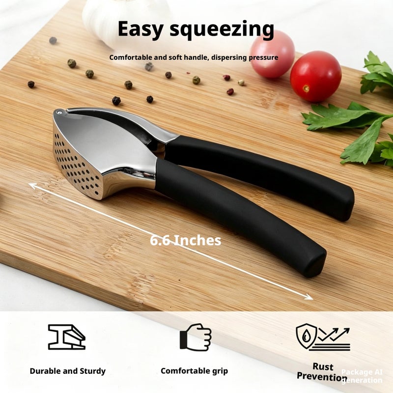 Zinc Alloy Garlic Press - Image 3