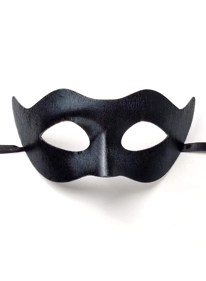 erorex Masquerade Mask For Men Classic Vintage Venetian Mens Mask Lightweight Gentle Specially For Costume Theme Parties Cosplay Mardi Gras Super Hero Mask Accessory One Size Black - Image 1
