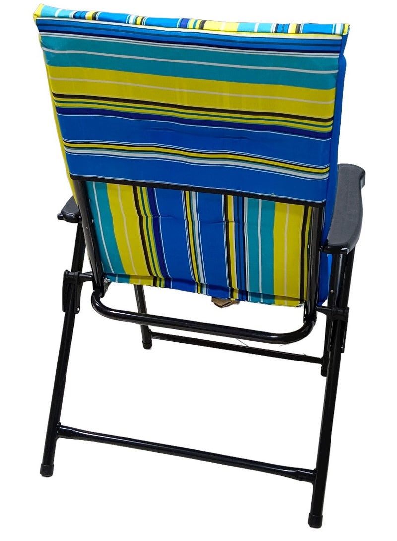 GO2CAMPS كرسي تخييم قابل للطي مع وسادة جودة ممتازة/كرسي شاطئ/كرسي حديقة/كرسي صيد/كرسي نزهة - Image 2