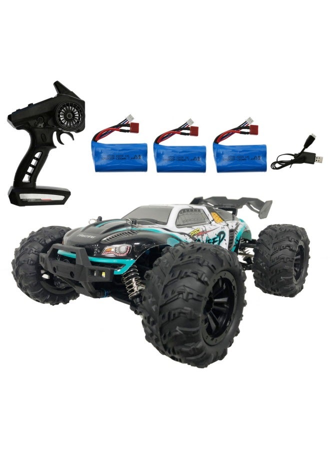 Suchiyu SCY16101PRO 1:16 Full-scale Four-wheel Drive High-speed Large-leg Coupe RC CAR Remote Control Toy-Color:SCY16101PRO Green Sandian-Proportion:1:16  - Image 1