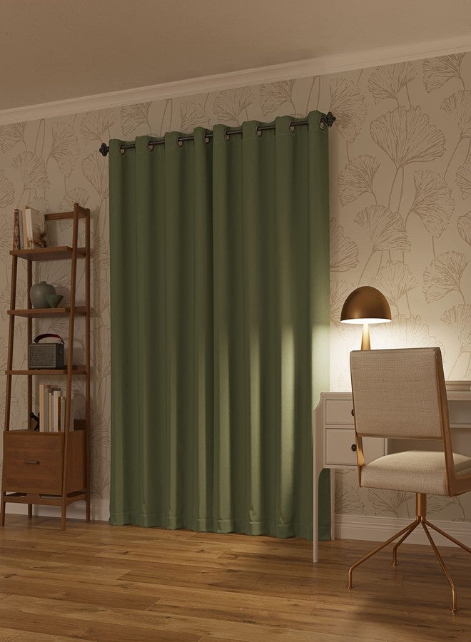 Sun Zero Nordic 2-Pack 2-Pack Theater Grade Extreme Total Blackout Grommet Curtain Panel Pair, 52" x 84", Sage Green - Image 2