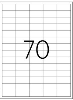 -2270 100 A4 Page Laser Labels 40 x 20 mm 70 Labels on 1 A4 Page