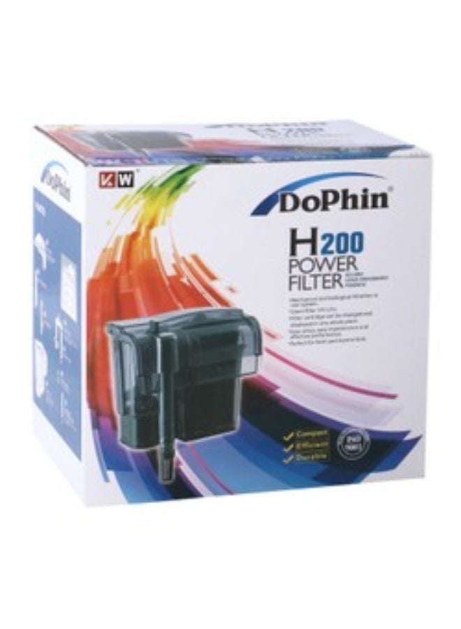 دوفين H-200 فلتر الطاقة للأحواض (220-240V, 50Hz, 370L/h, 3W) , 1 قطعة