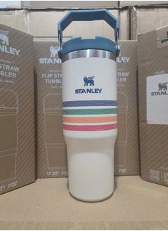 Stanley Stainless Steel Vacuum Insulated Tumbler with Lid and Straw for Water, Iced Tea or Coffee, Smoothie and More, 30 oz  - Image 2