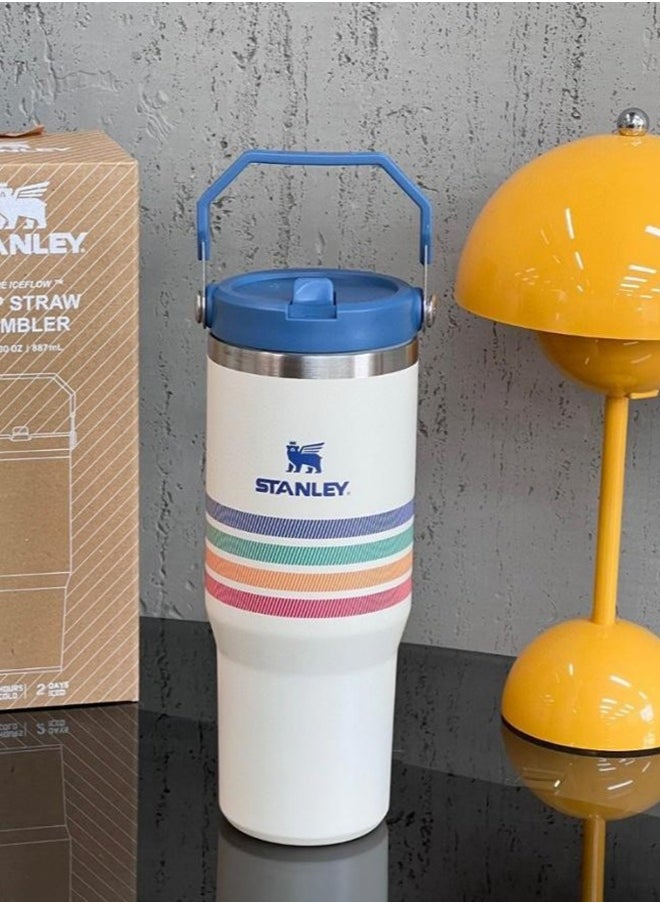Stanley - Stainless Steel Vacuum Insulated Tumbler with Lid and Straw for Water, Iced Tea or Coffee, Smoothie and More, 30 oz - Image 1