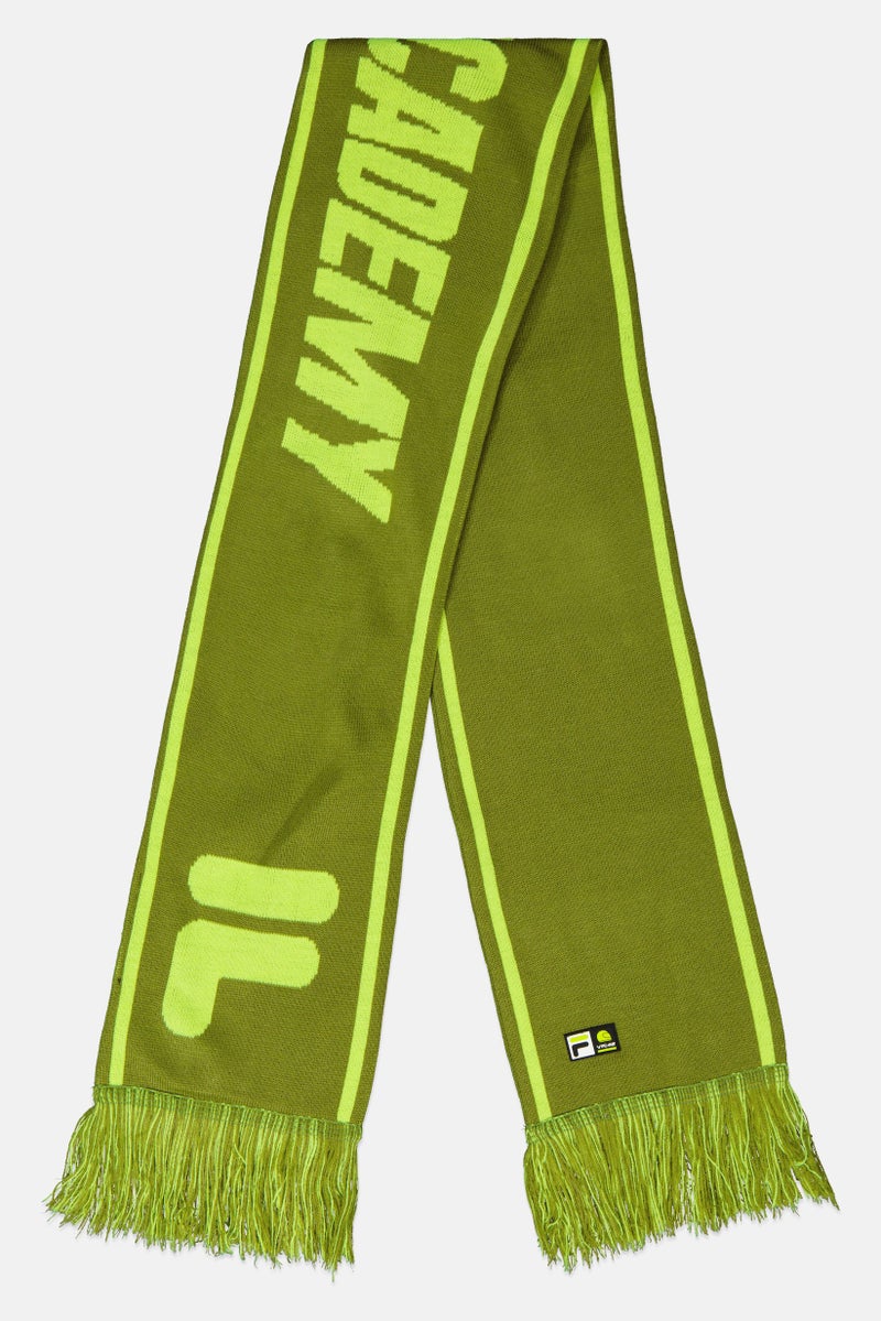 FILA Men C44 Team Scarf 140 x 20 cm, Olive/Lime - Image 1