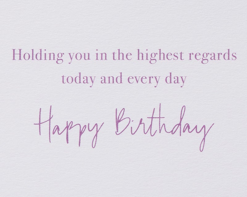 Papyrus Birthday Card (The Highest Regards) - Image 3