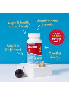 REDD REMEDIES , Gouch!, Supplement Support for Joints and Uric Acid Levels, Encourages a Healthy Inflammatory Response, Tart Cherry & Quercetin, 120 Vegan Capsules  - Image 4