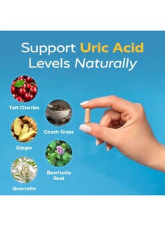 REDD REMEDIES , Gouch!, Supplement Support for Joints and Uric Acid Levels, Encourages a Healthy Inflammatory Response, Tart Cherry & Quercetin, 120 Vegan Capsules  - Image 3
