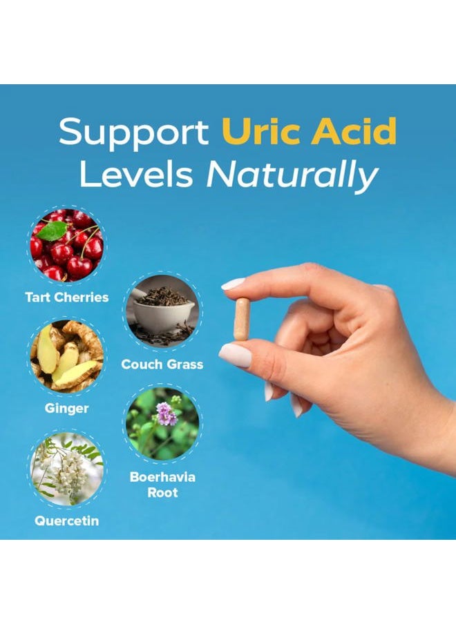 REDD REMEDIES , Gouch!, Supplement Support for Joints and Uric Acid Levels, Encourages a Healthy Inflammatory Response, Tart Cherry & Quercetin, 120 Vegan Capsules  - Image 3