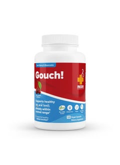 REDD REMEDIES , Gouch!, Supplement Support for Joints and Uric Acid Levels, Encourages a Healthy Inflammatory Response, Tart Cherry & Quercetin, 120 Vegan Capsules  - Image 1