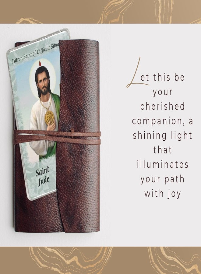 Trendzeen Mini St Jude Statue - 3 Inch San Judas Statue, St Jude Prayer Card, The Lord's Prayer Card - San Judas Tadeo Estatua for Home Decor, Patron Saint of Hope and Impossible Causes Theme Set - 3 Items - Image 4
