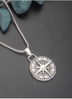 Silver Stainless Steel Necklace For Men Size 60cm