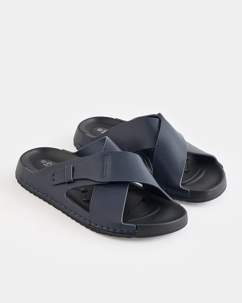 REDTAG Men Navy Arabian Comfort Sandals