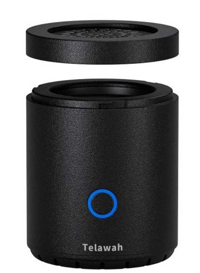 Telawah Portable Electric Bakhoor Burner, Mini Charcoal Incense Holder for Travel, Car, Home and Office | USB Rechargeable Bakhoor Incense Burner - Image 1