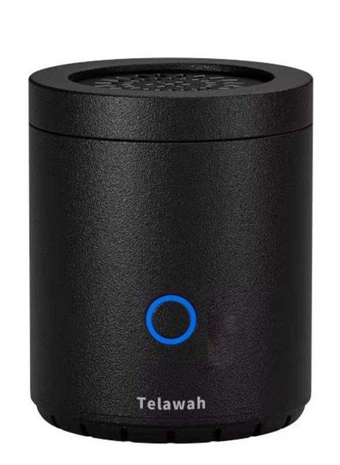 Telawah Portable Electric Bakhoor Burner, Mini Charcoal Incense Holder for Travel, Car, Home and Office | USB Rechargeable Bakhoor Incense Burner - Image 2