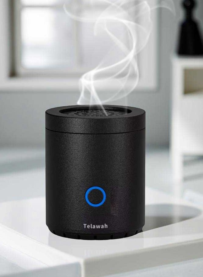 Telawah Portable Electric Bakhoor Burner, Mini Charcoal Incense Holder for Travel, Car, Home and Office | USB Rechargeable Bakhoor Incense Burner - Image 4