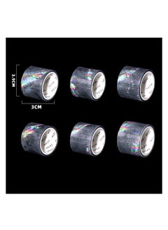 Vintage Holographic Glitter PET Tape Set with Butterfly and Flower Designs, Waterproof and Transparent for DIY Art, Crafting, Journaling, and Scrapbooking - 6 Rolls - pzsku/Z446E76603815E7F5130AZ/45/_/1723014171/9f918c02-dbfb-41d3-ac28-07b079532114