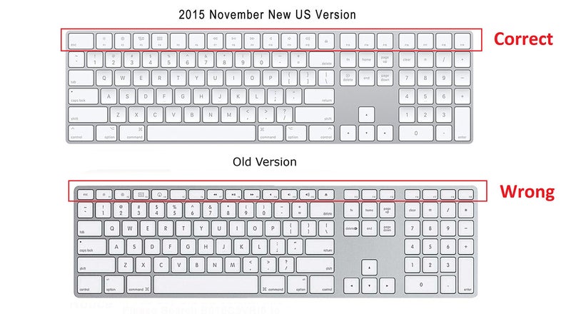Saco Full Size Clear Keyboard Cover Silicone Skin for Apple iMac Magic Keyboard with Numeric Keypad Model: MQ052LL/A (A1843) 2017 2018 Release - Transparent - Image 2