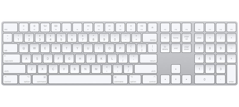 Saco Full Size Clear Keyboard Cover Silicone Skin for Apple iMac Magic Keyboard with Numeric Keypad Model: MQ052LL/A (A1843) 2017 2018 Release - Transparent - Image 5