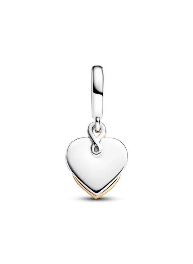 PANDORA Lab-grown Diamond Engravable Mum Double Dangle Charm
