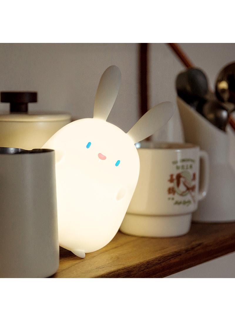 Little Rabbit's Silicone Night Light USB Charging Atmosphere Light LED Table Light - Image 1
