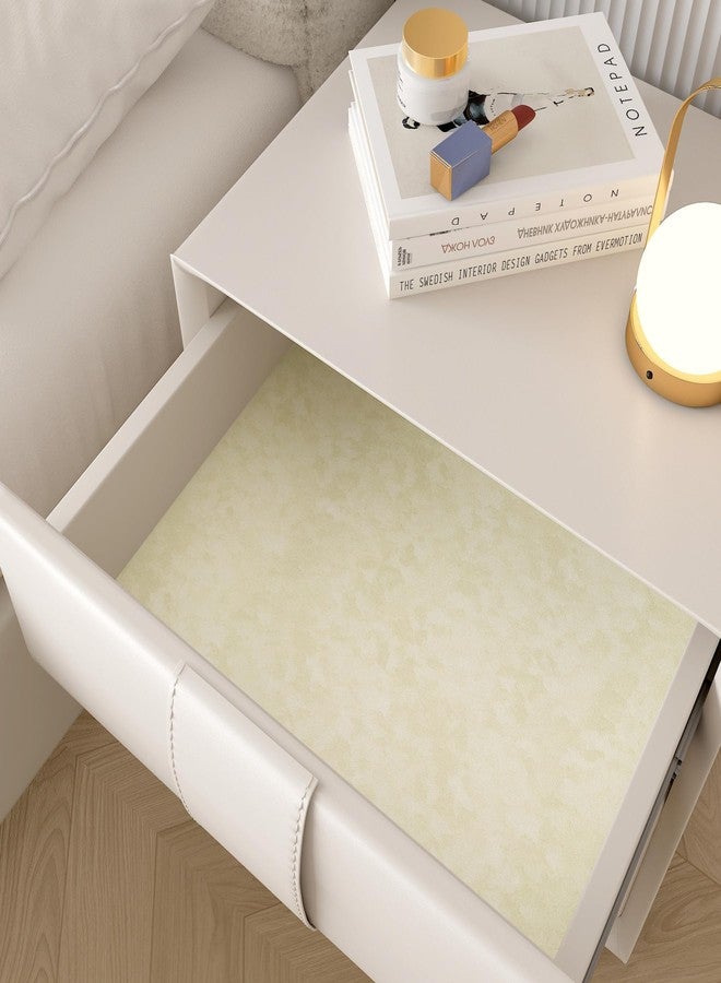 Decotalk Beige Velvet Wallpaper Velvet Peel and Stick Wallpaper Cream Felt Fabric Wallpaper 15.7x120 Inch Adhesive Felt Sheet for Crafts Jewelry Box Drawer Liner Soft Beige Velvet Wall Paper Textured - Image 3