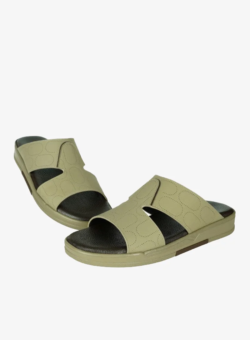 barjeel uno 008-3382 Barjeel Uno Men Arabic Sandals BJM 08 Beige